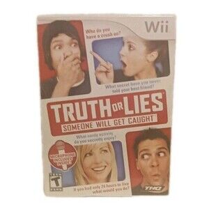 Wii Truth Or Lies Game Someone Will Get Caught. Microphone Included.